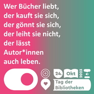Buchkaufruf zum Tag der Bibilotheken