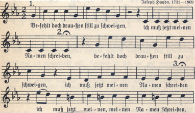 Herr von Gänsewitz zu seinem Kammerdiener