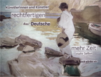 K&uuml;nstlerinnen und K&uuml;nstler rechtfertigen das Deutsche