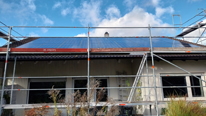Solarmodule auf dem Dach