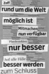 Zoff rund um die Welt